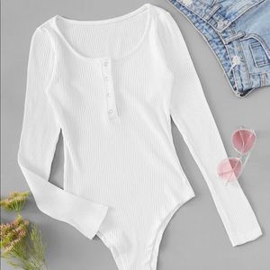 NEVER WORN White Bodysuit